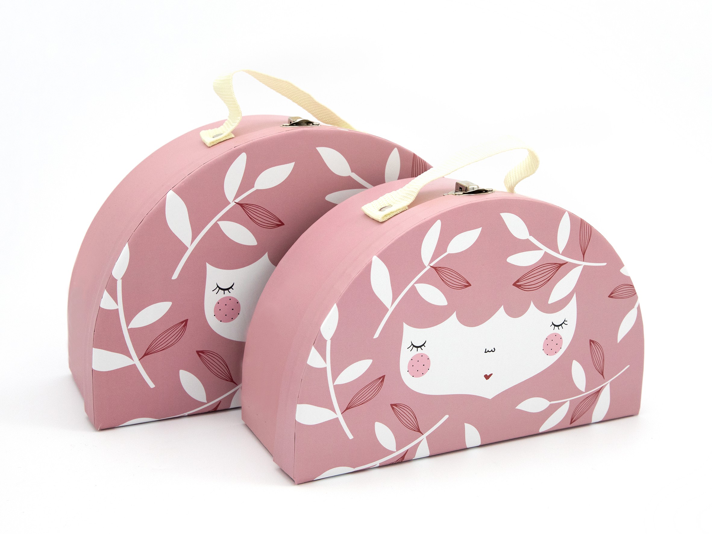 MALETAS CARA FLOR ROSA