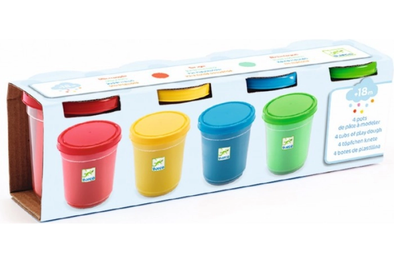 4 pots de plastilina clàssic