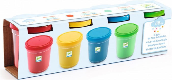 4 pots de plastilina clàssic