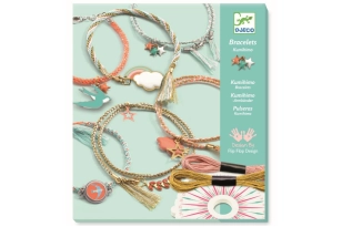 kit bisuteria brazaletes kumihimo