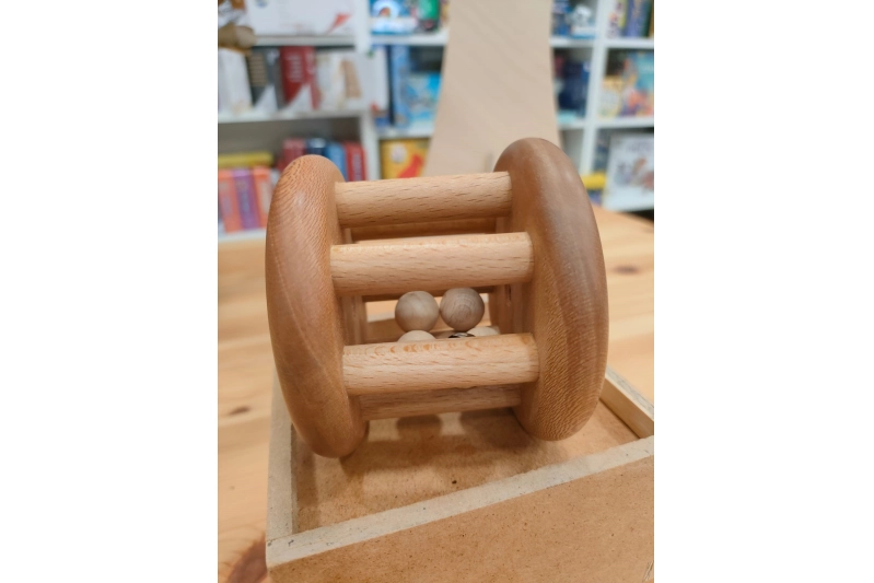 Rodari de madera natural Ludojoc