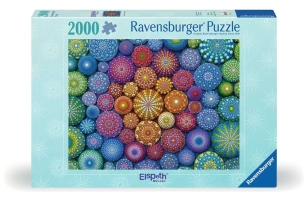 Puzzle 2000 piezas: Mandala Arco iris