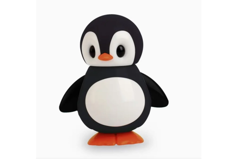 Pingüino de bioplástico