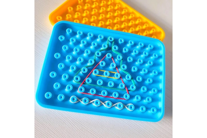 Panell sensorial Wiggly Toy - Blau