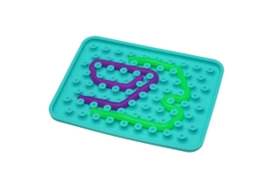 Panel sensorial Wiggly Toy turquesa