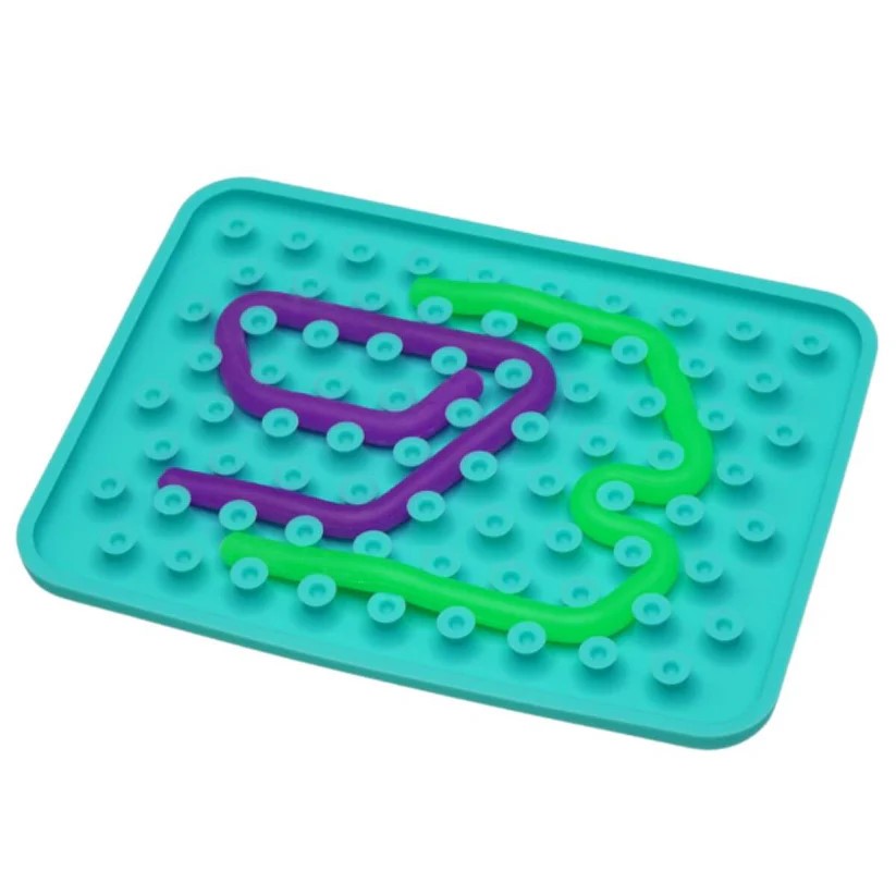 Panell sensorial Wiggly Toy - Turquesa