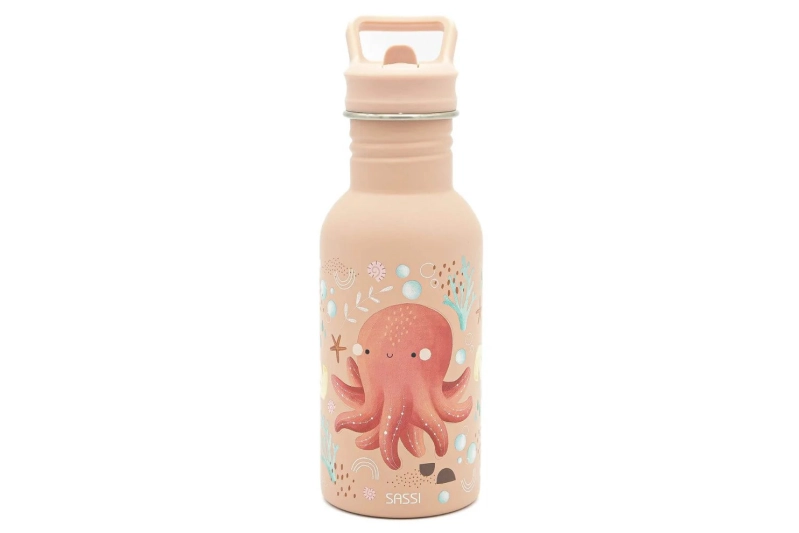 Botella Acero Inox Pulpo