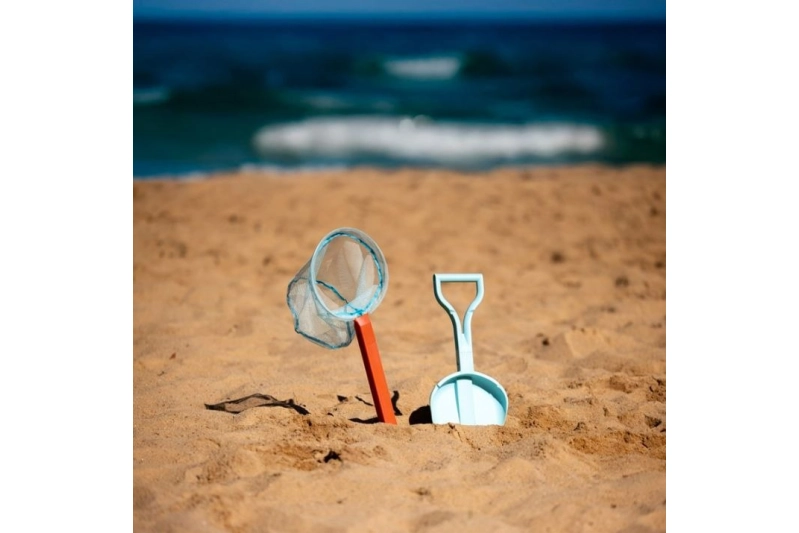 Juguete de arena 2 en 1 Pala + red extensible 70 cm