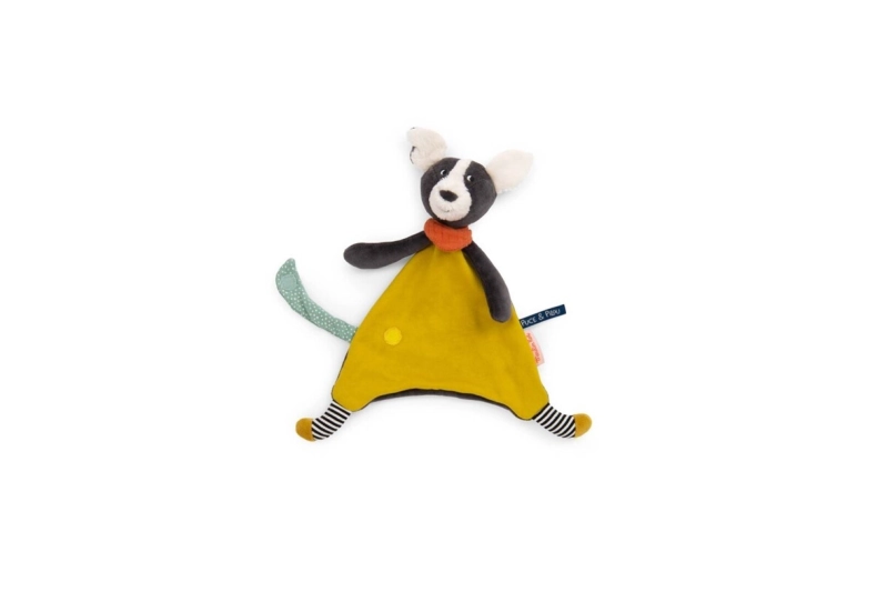 Doudou Puce amarillo de Puce & Pilou