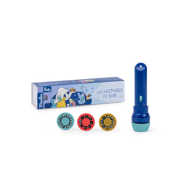 Linterna proyectora Historias de noche Puce&Pilou