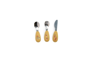 Coberts d'acer inoxidable i silicona Petits lapins