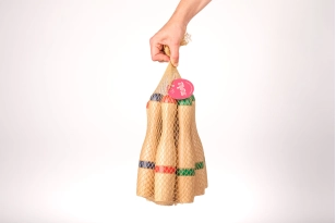 Juego de 6 bolos de 19 cm