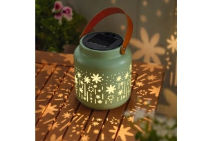 Lámpara solar y sombras