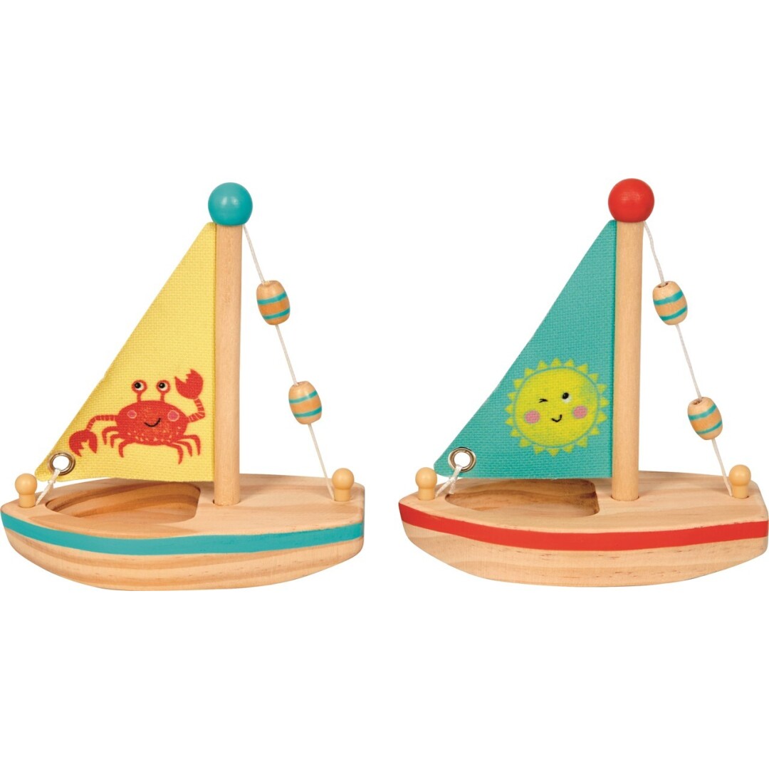 Barquita de madera estival