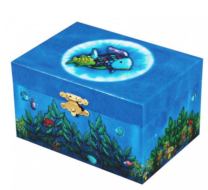 Caja de música pez irisado