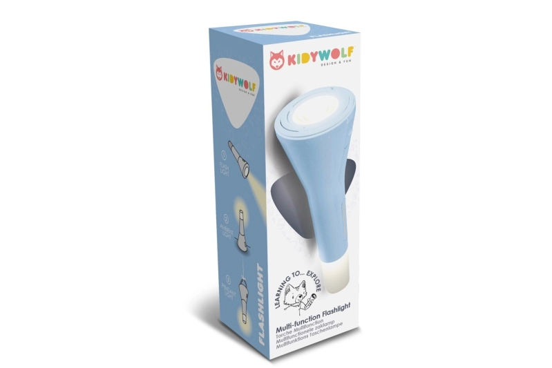 Linterna azul Kidywolf