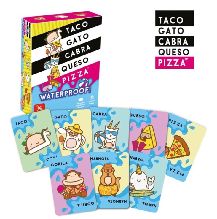 Taco Gato Cabra Queso Pizza Waterproof