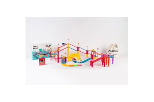 Imanix Pista de carreras 105 piezas