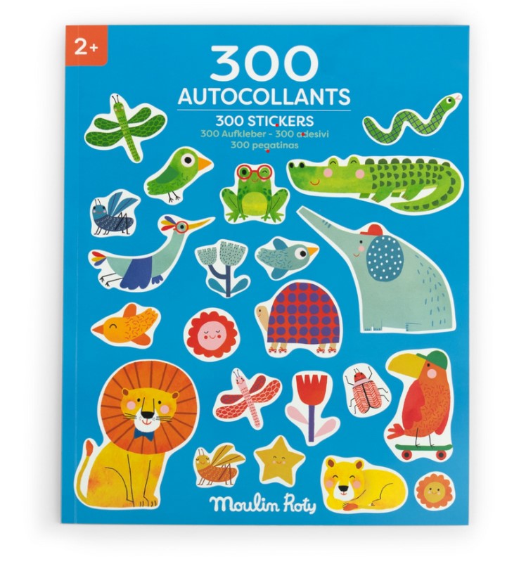 Cuaderno de 300 pegatinas Toupitis