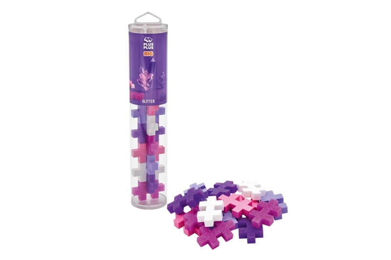 Tubo BIG Purpurina mix Plus plus