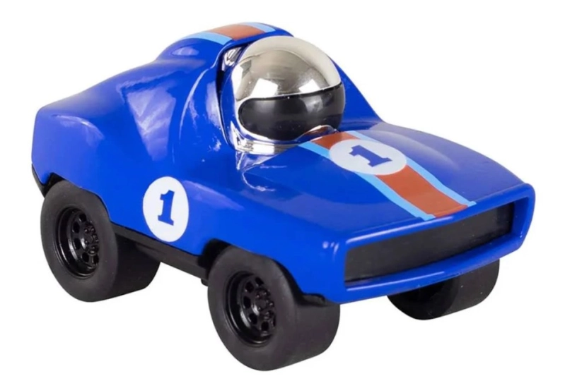 Coche de carreras azul