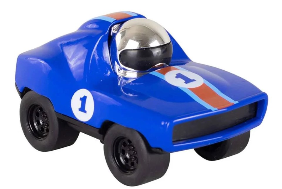 Coche de carreras azul