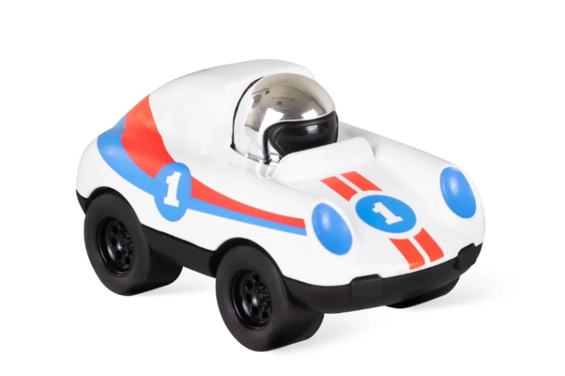 Cotche de carreras blanco