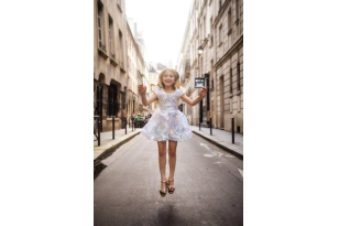 Vestit de lluentons- Talla 5-6 anys