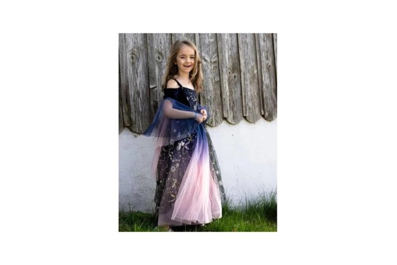 Vestido de encantadora del crepúsculo– Talla 5-6 años