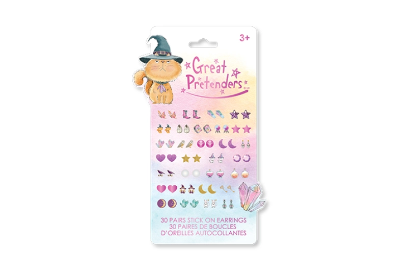 Pendientes de pegatinas de Gato Gruñón Halloween de Great Pretenders