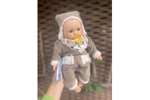 Nino Àlex amb vestit marró 40cm