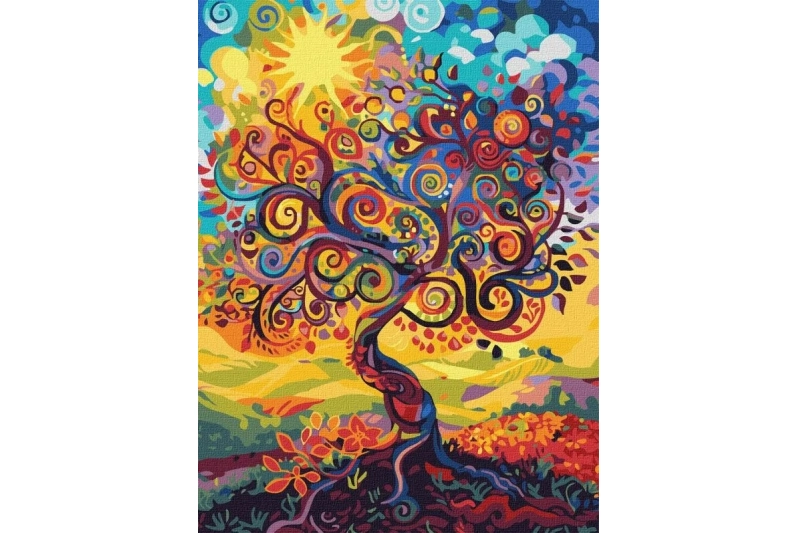 Árbol del ser, pintar por números