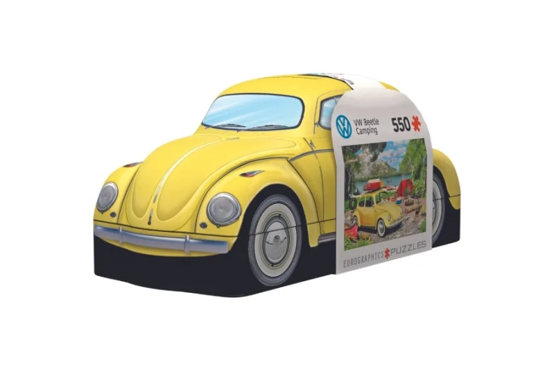 Puzzle VW Beetle Camping lata, 550 piezas