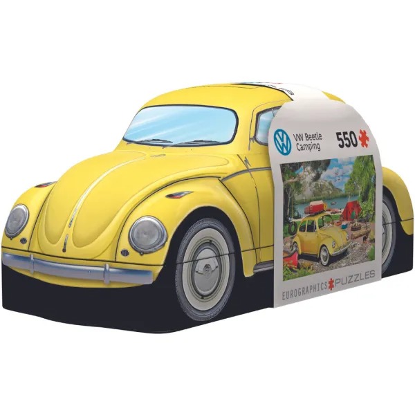 Puzzle VW Beetle Camping lata, 550 piezas