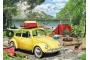 Puzle VW Beetle Camping llauna, 550 peces