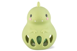 Sonajero de Silicona Dino