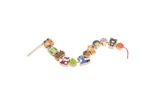 Juego de enhebrar el bosque