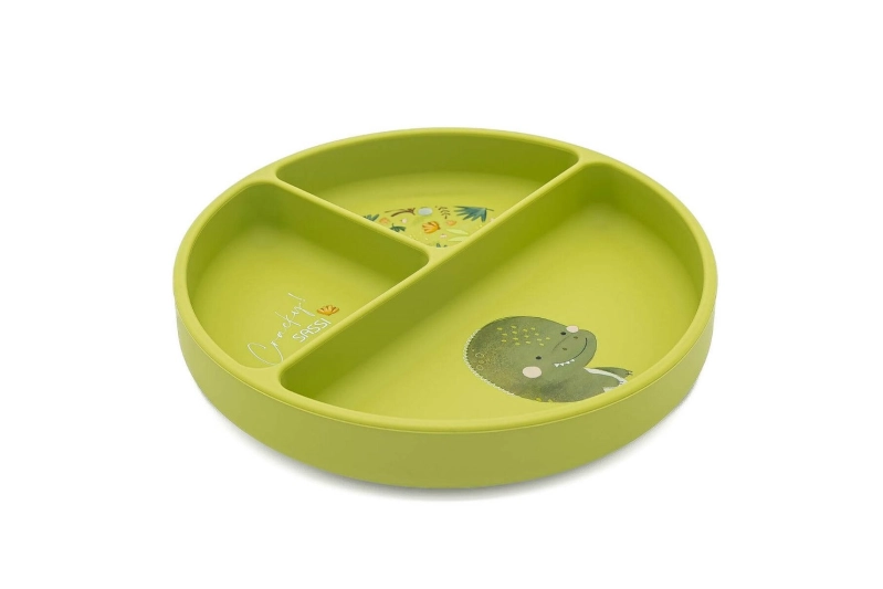 Plato de silicona Dinosaurio