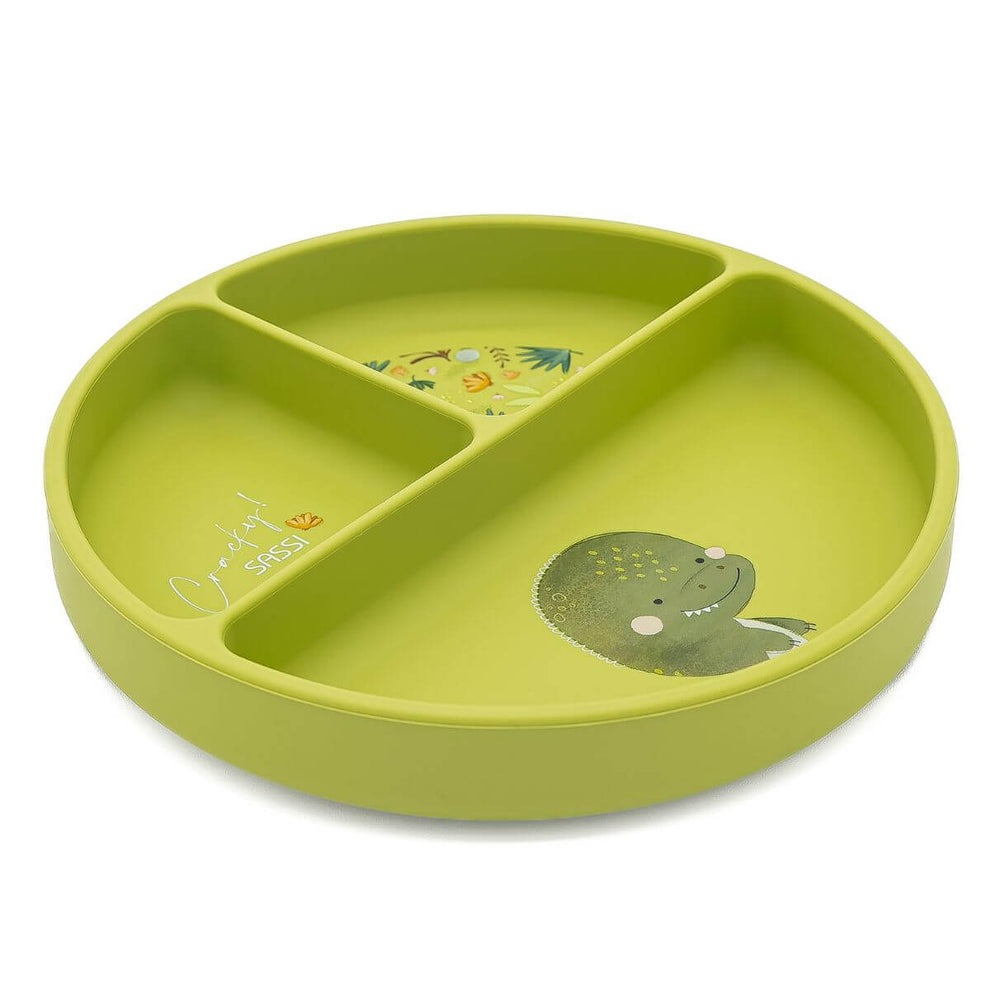 Plato de silicona Dinosaurio