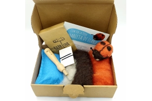 Haz tu mariquita de lana