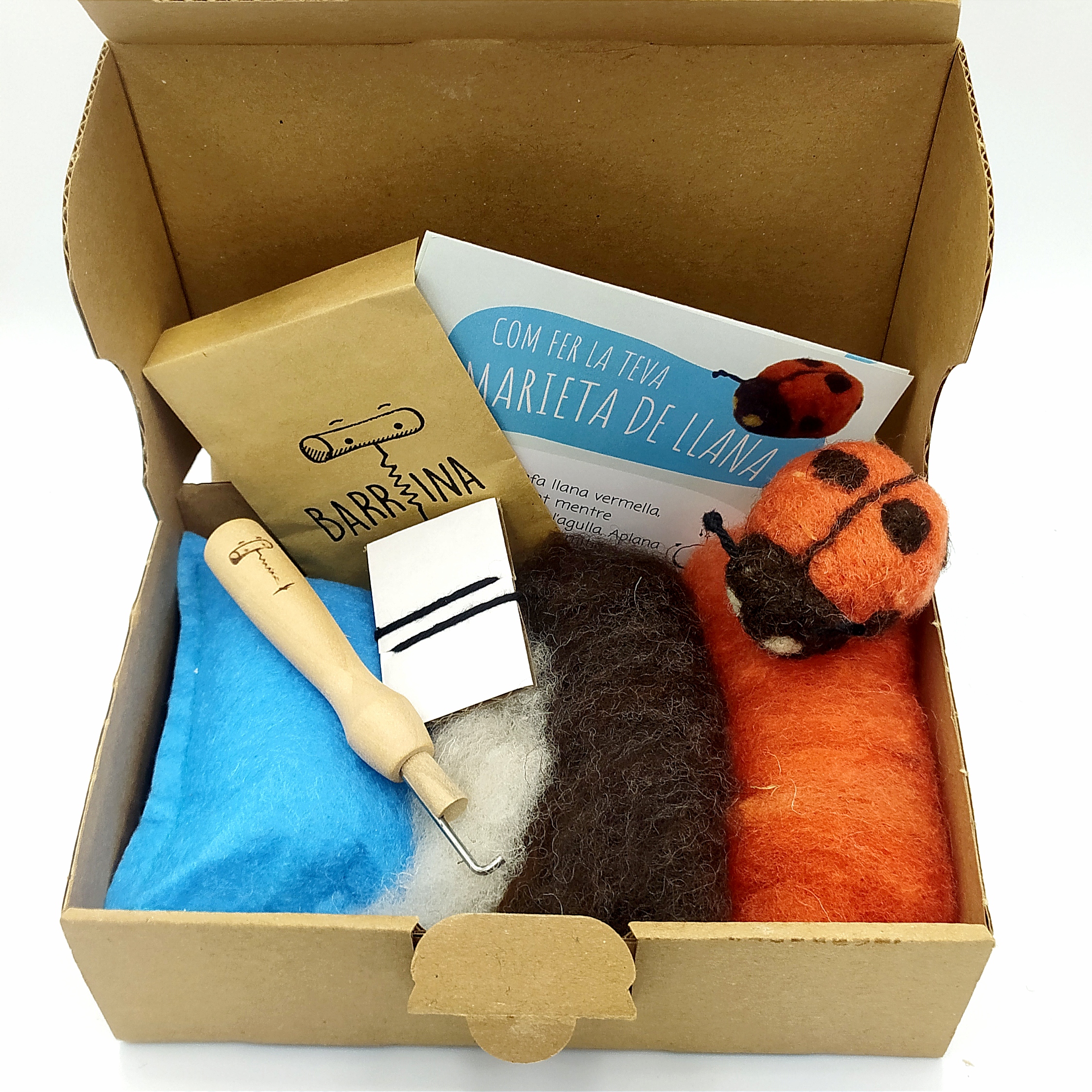 Haz tu mariquita de lana