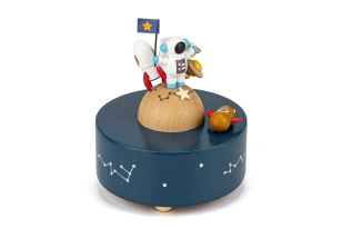 Parque espacial musical de madera