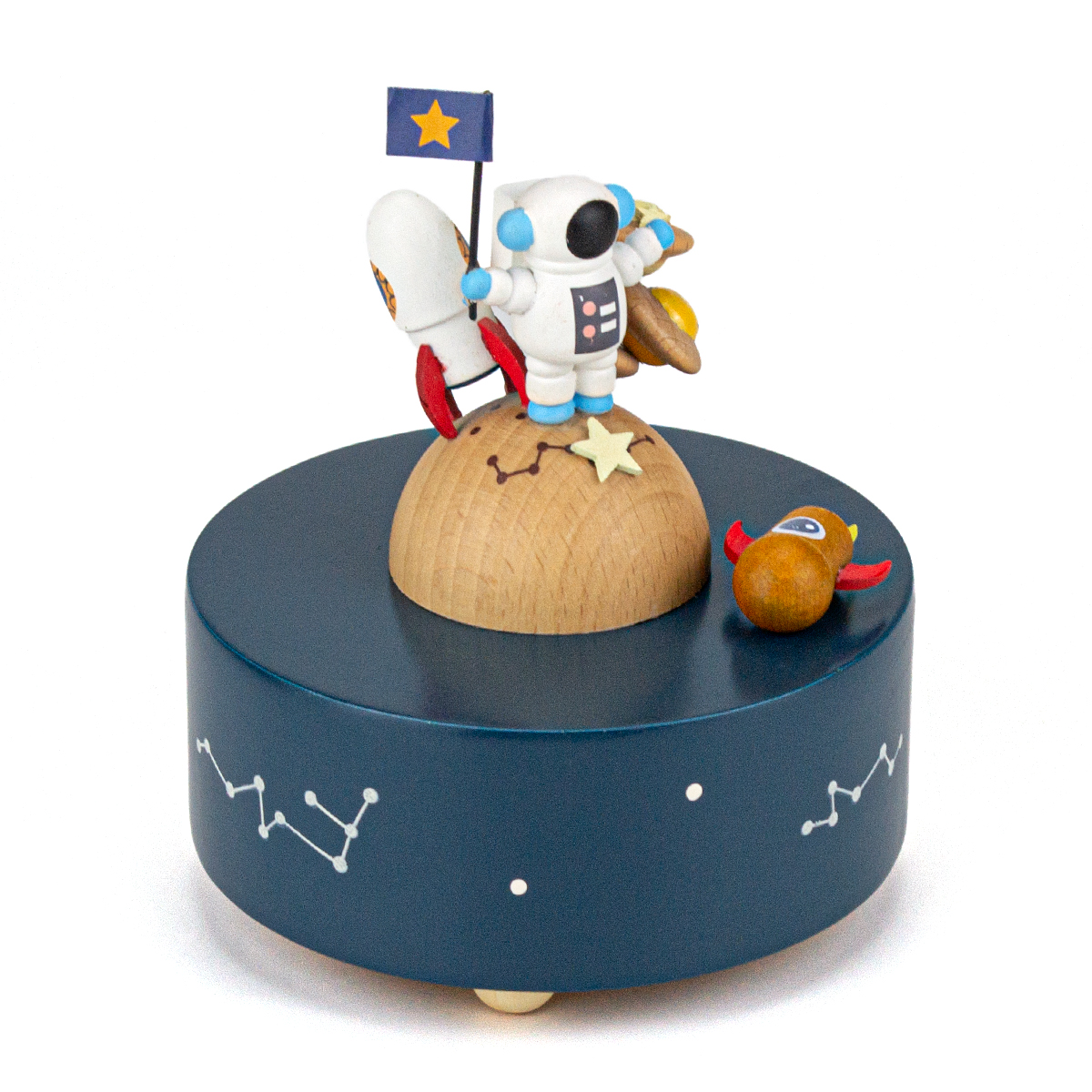 Parc espacial musical de fusta