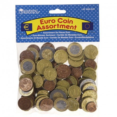 Conjunto de monedas de euro - 100 piezas