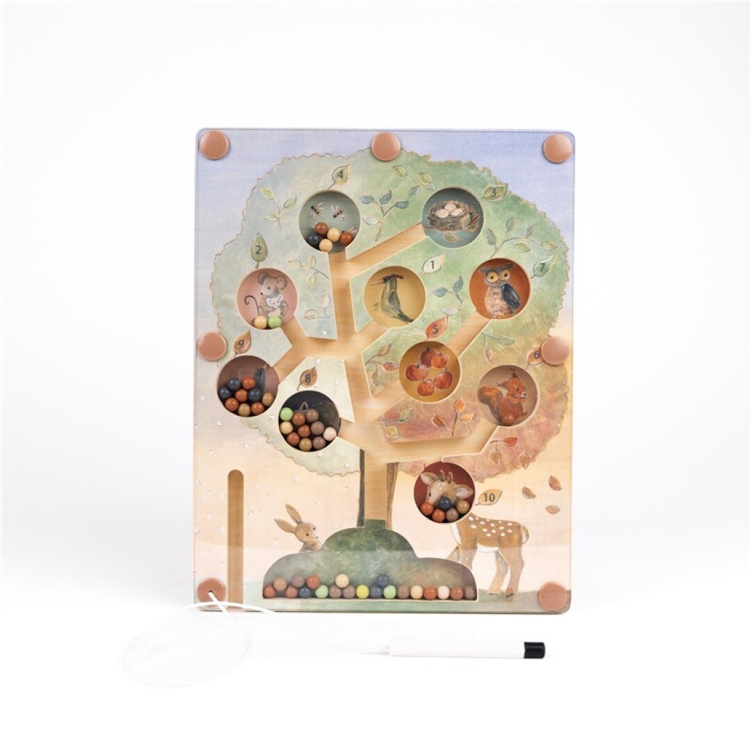 Laberinto magnético de madera