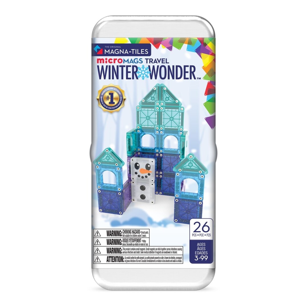 Magna-Tiles micro Mags Winter Travel Set