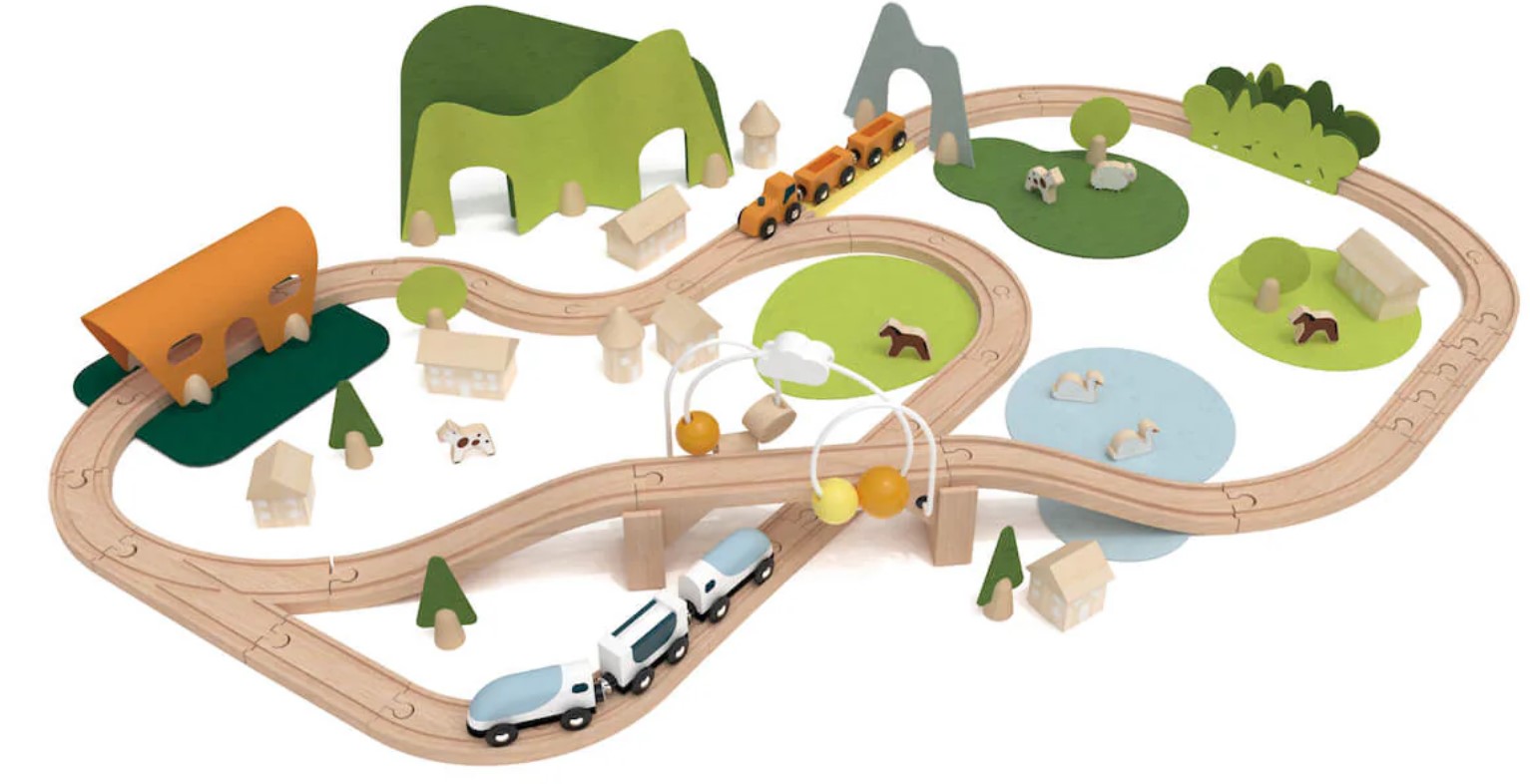 Set de tren de la Natura