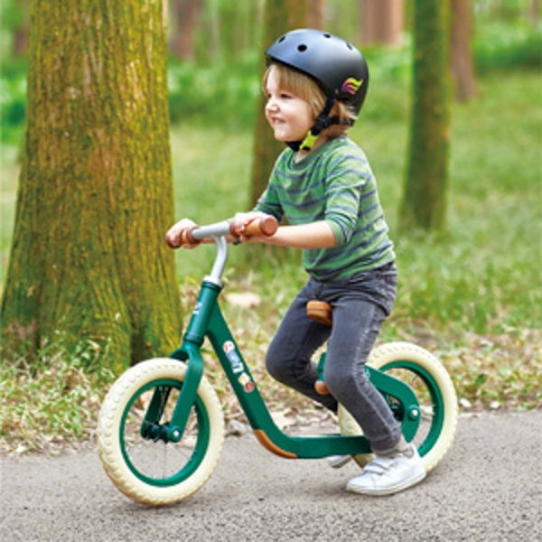 Bicicleta de equilibrio verde