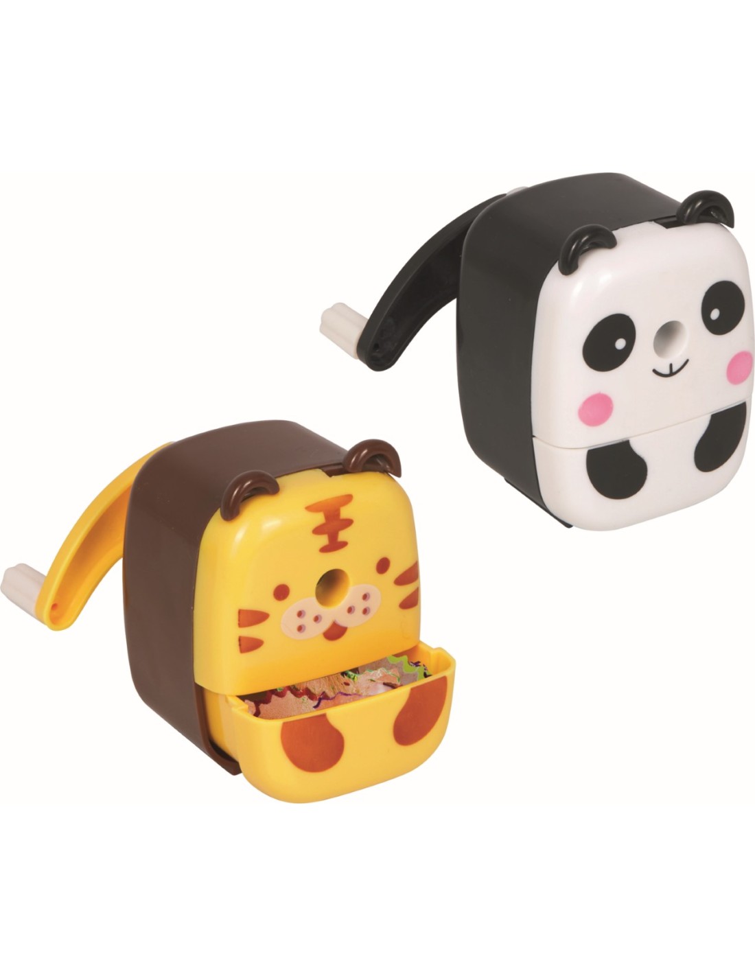 Sacapuntas con compartimento de animales