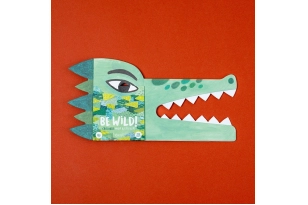 Màscara i enganxines cocodril Be Wild! Londji